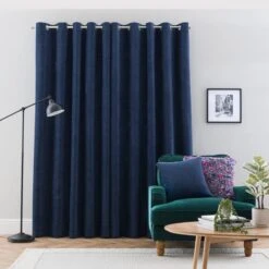 Genoa Chenille Blackout Eyelet Curtains -Curtain Series 30930793 alt03