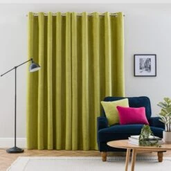 Genoa Chenille Blackout Eyelet Curtains