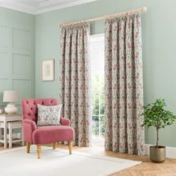 Tulip Jacquard Pencil Pleat Curtains 39 Tulip Jacquard Pencil Pleat Curtains -Curtain Series 30930885 alt01