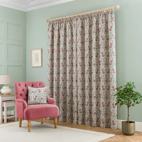 Tulip Jacquard Pencil Pleat Curtains 22 Tulip Jacquard Pencil Pleat Curtains - Image 20