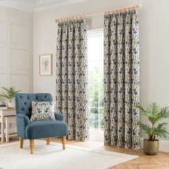 Tulip Jacquard Pencil Pleat Curtains 31 Tulip Jacquard Pencil Pleat Curtains -Curtain Series 30930915 alt01