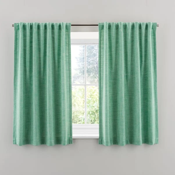 Zia Linen Look Multi Header Unlined Curtains 20 Zia Linen Look Multi Header Unlined Curtains - Image 18