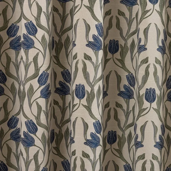 Tulip Jacquard Pencil Pleat Curtains 5 Tulip Jacquard Pencil Pleat Curtains - Image 3