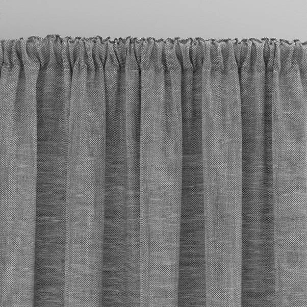 Zia Linen Look Multi Header Unlined Curtains 6 Zia Linen Look Multi Header Unlined Curtains - Image 4