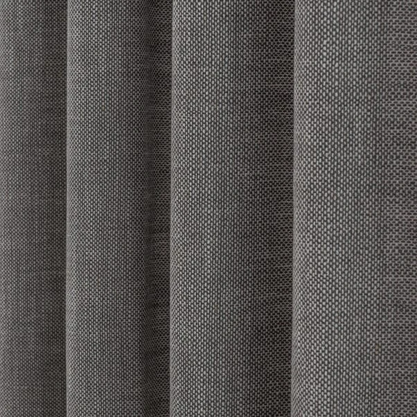 Zia Linen Look Multi Header Unlined Curtains 10 Zia Linen Look Multi Header Unlined Curtains - Image 8