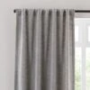 Zia Linen Look Multi Header Unlined Curtains -Curtain Series 30930970