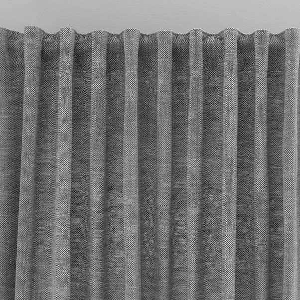 Zia Linen Look Multi Header Unlined Curtains 11 Zia Linen Look Multi Header Unlined Curtains - Image 9