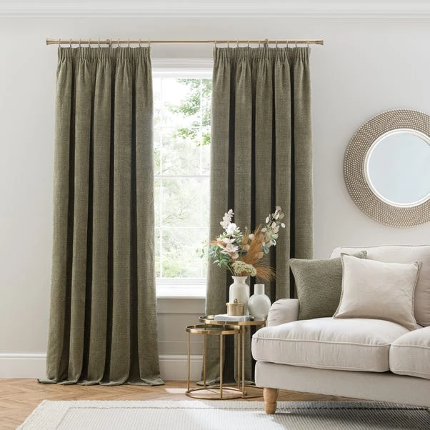Alayna Chenille Pencil Pleat Curtains 5 Alayna Chenille Pencil Pleat Curtains - Image 3