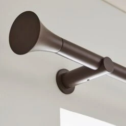 Flush Trumpet Fixed Metal Curtain Pole With Rings -Curtain Series 30931413 alt03