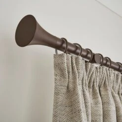 Flush Trumpet Fixed Metal Curtain Pole With Rings -Curtain Series 30931413 alt04
