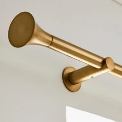 Flush Trumpet Fixed Metal Curtain Pole -Curtain Series 30931507 alt03