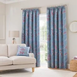Trailing Wisteria Blackout Pencil Pleat Curtain -Curtain Series 30931675 alt01