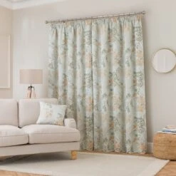 Trailing Wisteria Blackout Pencil Pleat Curtain -Curtain Series 30931678 alt03