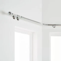 Ashton Metal Eyelet Bay Curtain Pole -Curtain Series 30932236