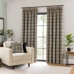 Roxana Cut Velvet Pencil Pleat Curtains 39 Roxana Cut Velvet Pencil Pleat Curtains -Curtain Series 30932570 alt01