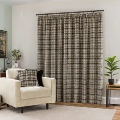 Roxana Cut Velvet Pencil Pleat Curtains 41 Roxana Cut Velvet Pencil Pleat Curtains -Curtain Series 30932570 alt03