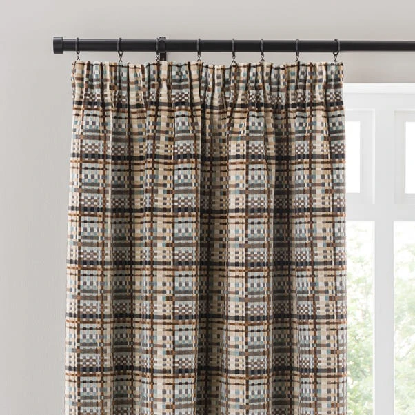Roxana Cut Velvet Pencil Pleat Curtains 11 Roxana Cut Velvet Pencil Pleat Curtains - Image 9