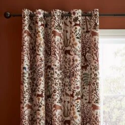 Forest Animals Blackout Eyelet Curtains -Curtain Series 30933058
