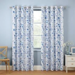 Foxley Ditsy Blackout Eyelet Curtains -Curtain Series 30934341 alt01