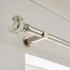 Crystal Gemstone Fixed Metal Curtain Pole With Rings -Curtain Series 30934474