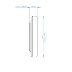 Stepped Stud Fixed Metal Curtain Pole With Rings -Curtain Series 30934501 alt08