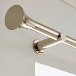 Flush Trumpet Fixed Metal Curtain Pole With Rings -Curtain Series 30934532 alt03