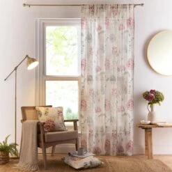 Country Meadow Slot Top Voile Panel -Curtain Series 30934551 alt01