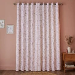 Freya Stem Floral Cotton Eyelet Curtains -Curtain Series 30934620 alt03