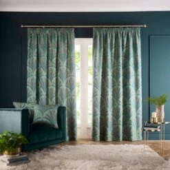 Nouveau Fan Pencil Pleat Curtains -Curtain Series 30934642 alt01