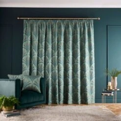 Nouveau Fan Pencil Pleat Curtains -Curtain Series 30934648 alt04