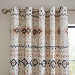 Jabari Aztec Blackout Eyelet Curtains -Curtain Series 30934672
