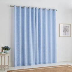 Annie Floral Cotton Blackout Eyelet Curtains -Curtain Series 30934680 alt03