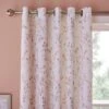 Freya Stem Floral Cotton Eyelet Curtains -Curtain Series 30934692