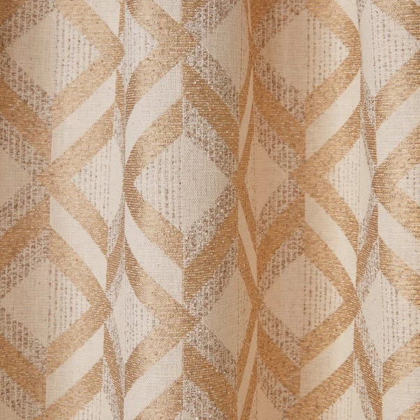 Luxe Jacquard Geo Pencil Pleat Curtains 6 Luxe Jacquard Geo Pencil Pleat Curtains - Image 4