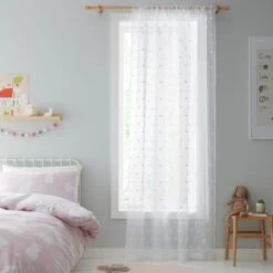 Tufted Slot Top Single Voile Panel -Curtain Series 30935668