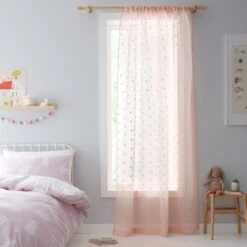 Tufted Slot Top Single Voile Panel -Curtain Series 30935681