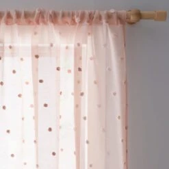 Tufted Slot Top Single Voile Panel -Curtain Series 30935681 alt01