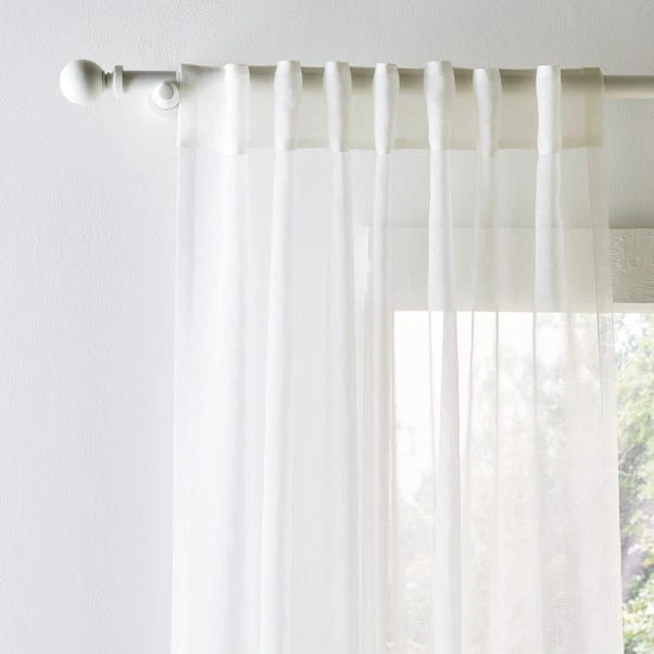 Embroidered Tulip Slot Top Single Voile Panel 10 Embroidered Tulip Slot Top Single Voile Panel - Image 8