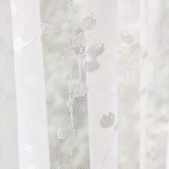 Pussy Willow Slot Top Single Voile Panel -Curtain Series 30935692 alt03