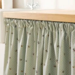 Bees Undercounter Unlined Slot Top Single Curtain -Curtain Series 30936812 alt01