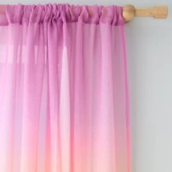 Ombre Slot Top Single Voile Panel -Curtain Series 30936834 alt01