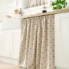 Bees Undercounter Unlined Slot Top Single Curtain -Curtain Series 30936875