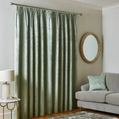 Zahra Chenille Jacquard Pencil Pleat Curtains -Curtain Series 30936877 alt03