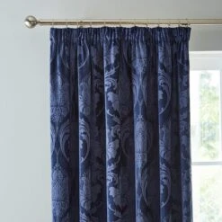 Zahra Chenille Jacquard Pencil Pleat Curtains -Curtain Series 30936881