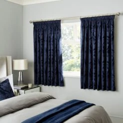 Zahra Chenille Jacquard Pencil Pleat Curtains -Curtain Series 30936883 alt04