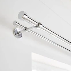 Trinity Double Layer Extendable Metal Eyelet Curtain Pole -Curtain Series 30936969