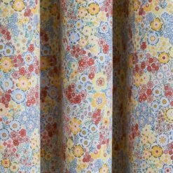 Hannah Retro Ditsy Blackout Eyelet Curtains -Curtain Series 30937201 alt02