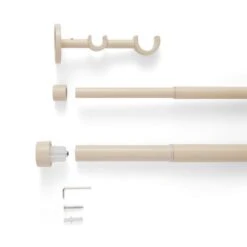 Trinity Double Layer Extendable Metal Eyelet Curtain Pole -Curtain Series 30937203 alt02