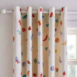 Garden Friends Blackout Eyelet Curtains