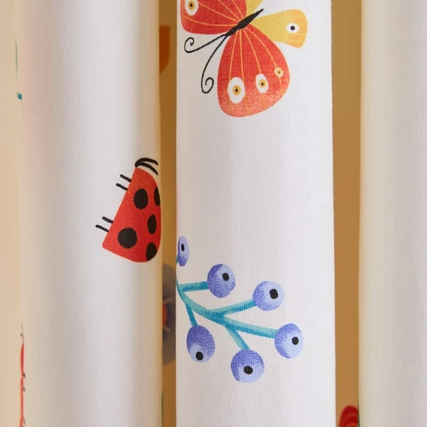 Garden Friends Blackout Eyelet Curtains 4 Garden Friends Blackout Eyelet Curtains - Image 2